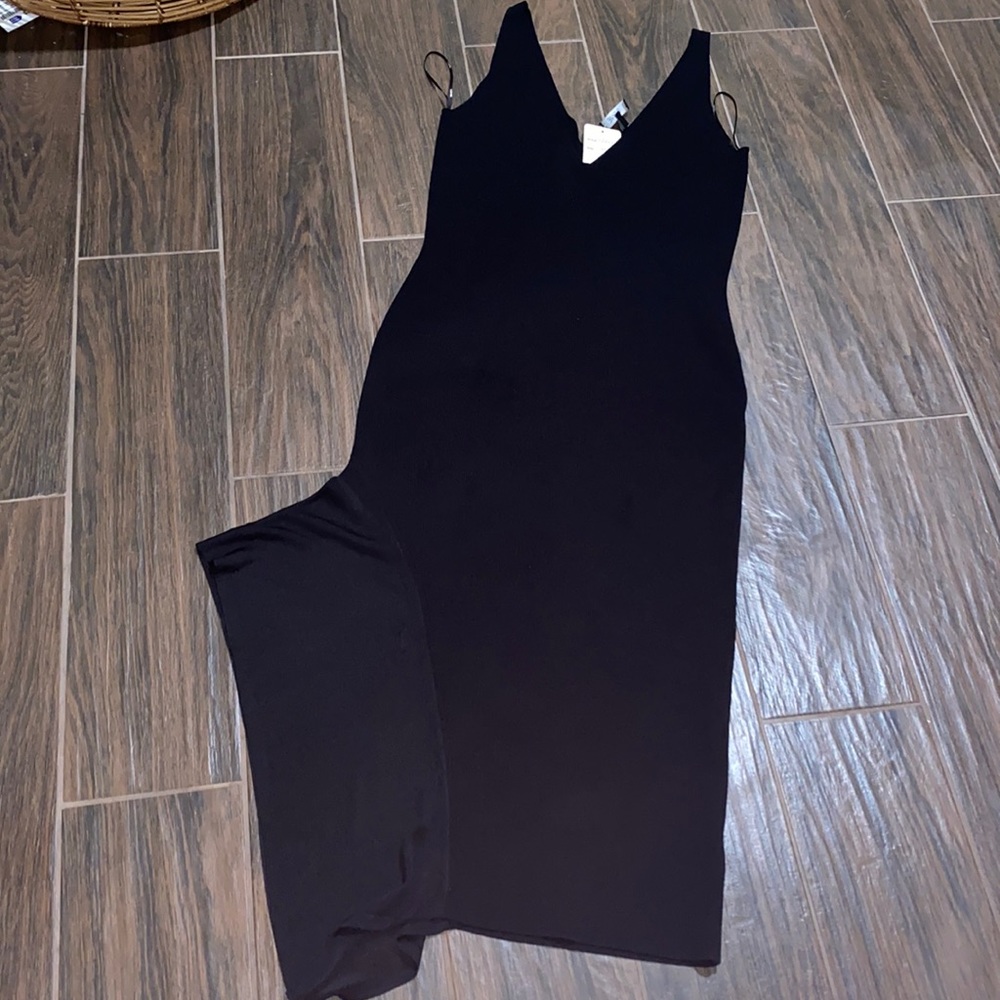 Cushnie Assymetrical midi knit dress